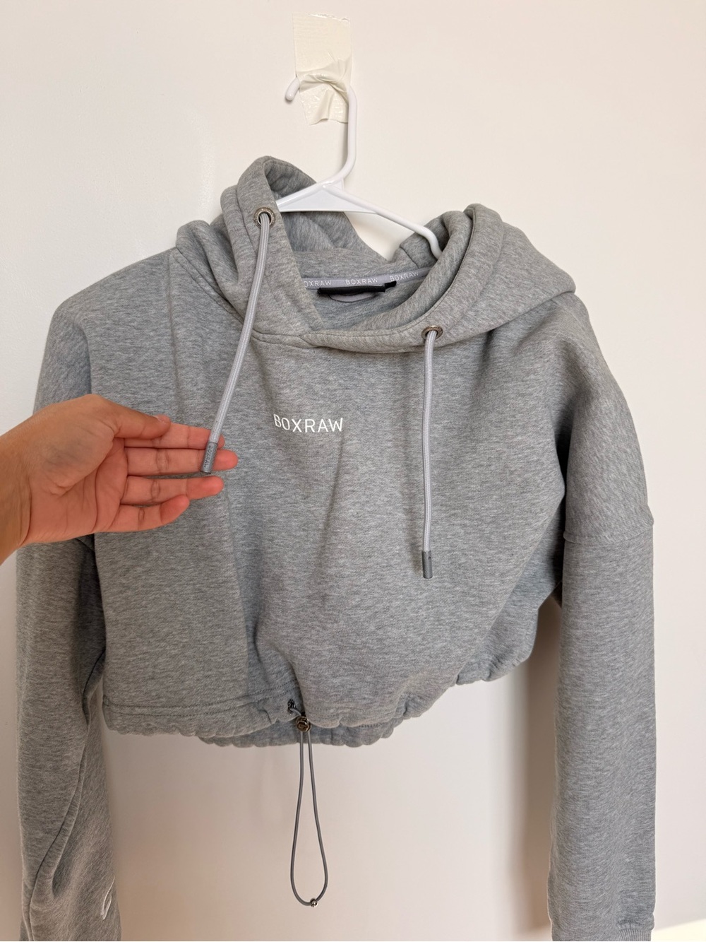 BOXRAW Johnson Cropped Hoodie and Sweats Set